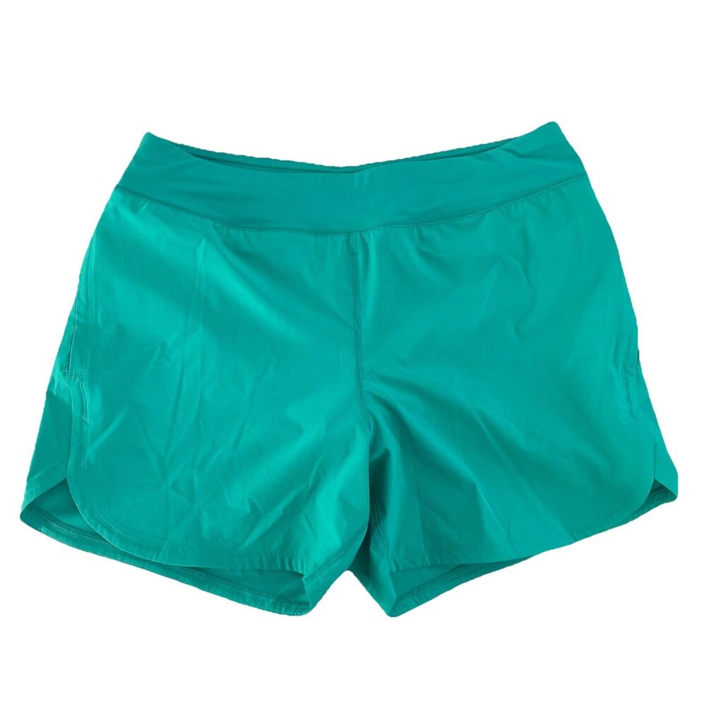 Lands End SunShade UPF 50 5 Inch Board Shorts Green - Medium 10/12